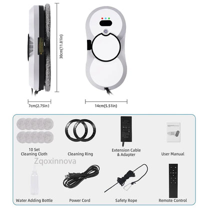 Robot for Washing windows Vacuum Glass cleaner